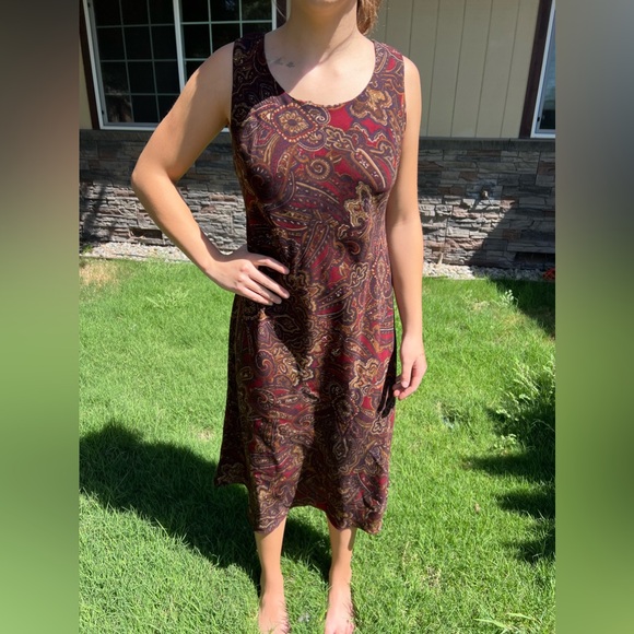 Vintage Studio I Paisely Midi Dress (10 Petite) - Picture 2 of 7